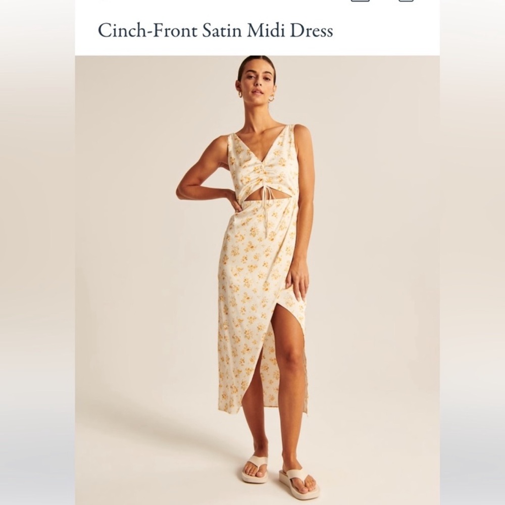 NWT Abercrombie & Fitch floral midi dress